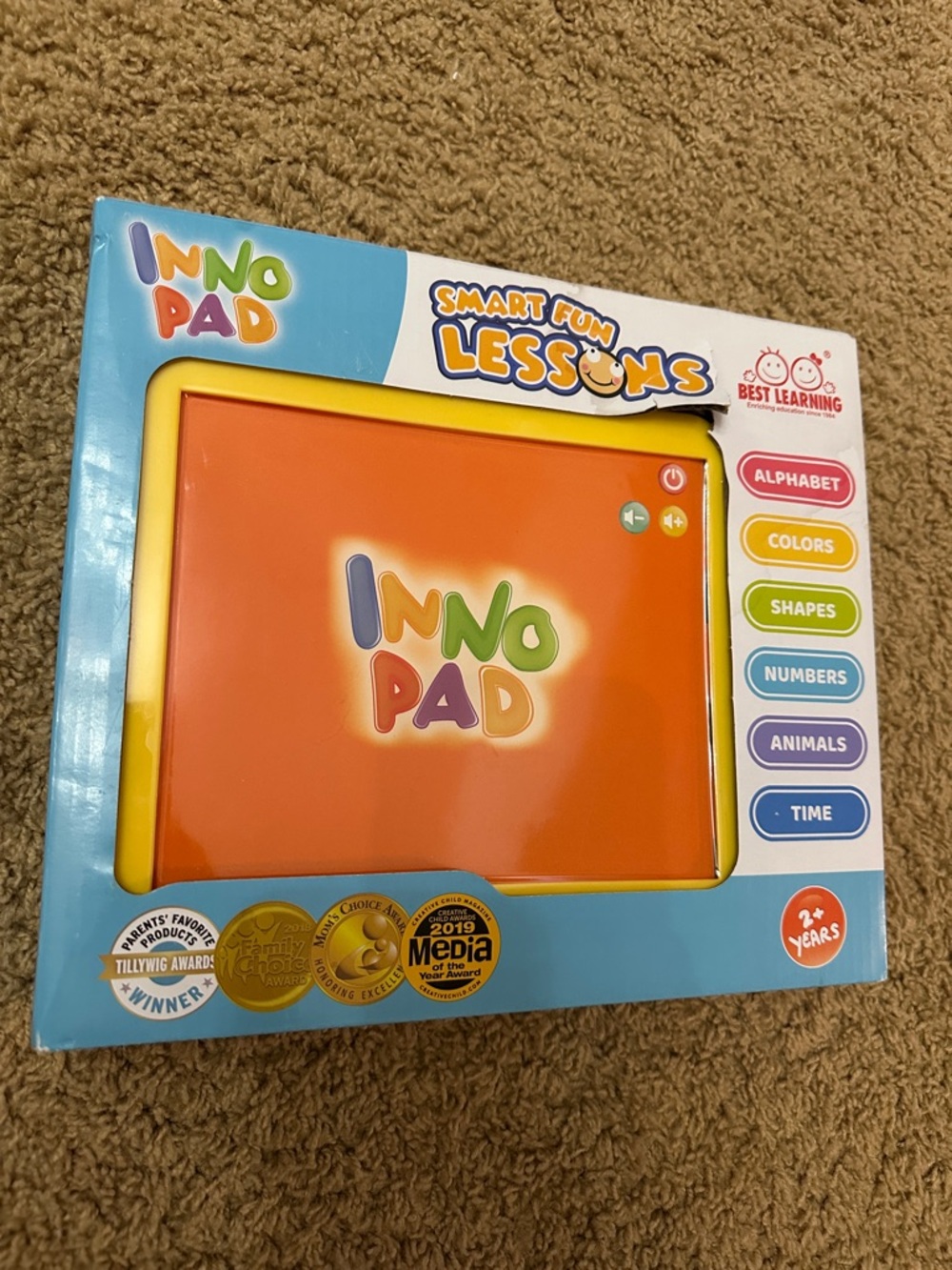 InnoPad Smart Fun Lessons Orange Kids Tablet by